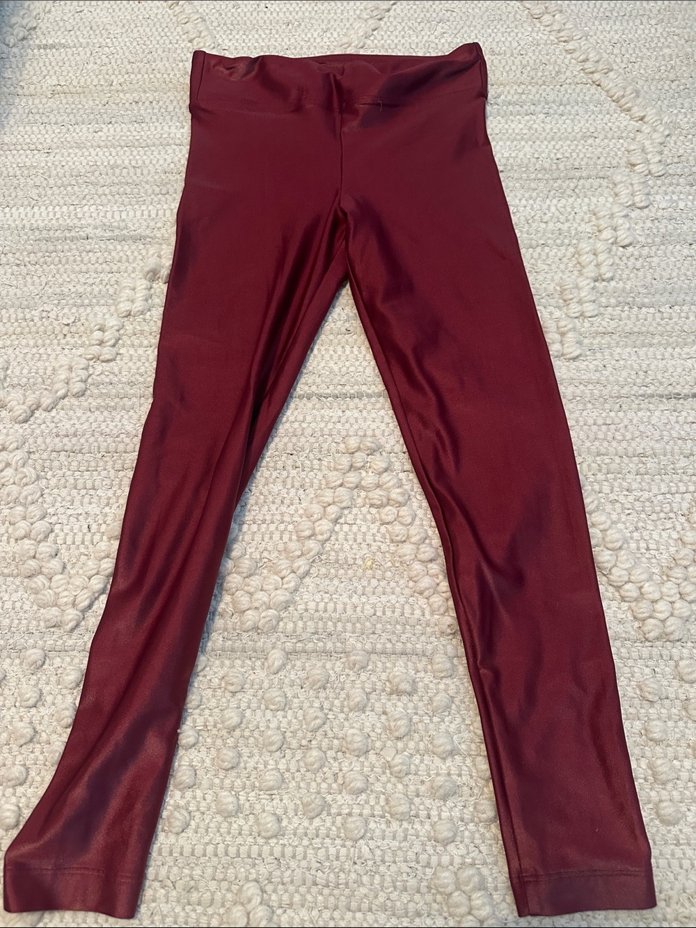 Koral Burgundy High-Waist Leggings
